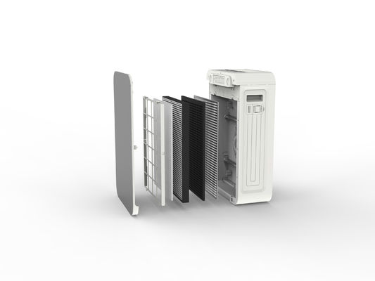 Household UV HEPA Air Purifier 55dB Auto Sleep Mode With DC Motor