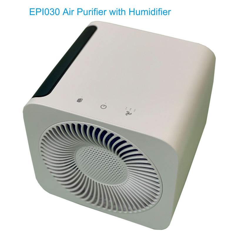 Desktop Hepa Humidifier Purifier PP+HEPA+UV Filter Low Noise 45dB/A Air Cleaner And Humidifier